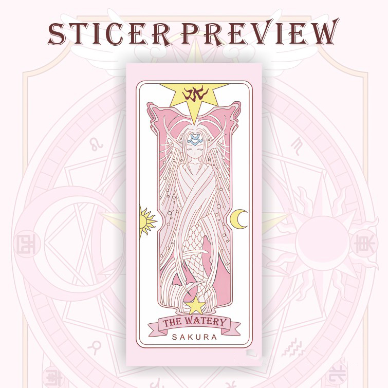 Bộ Sticker Sakura Siêu To Khủng Lồ - Triệu Tập Phép Thuật