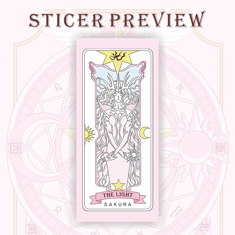 Bộ Sticker Sakura Siêu To Khủng Lồ - Triệu Tập Phép Thuật