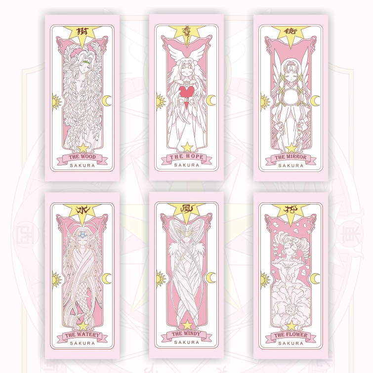 Bộ Sticker Sakura Siêu To Khủng Lồ - Triệu Tập Phép Thuật