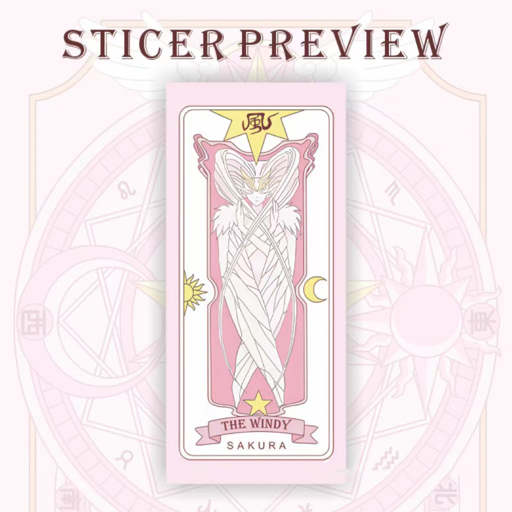 Bộ Sticker Sakura Siêu To Khủng Lồ - Triệu Tập Phép Thuật