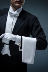 Găng Tay Trắng Quản Gia - Găng Tay Trắng Quý Tộc