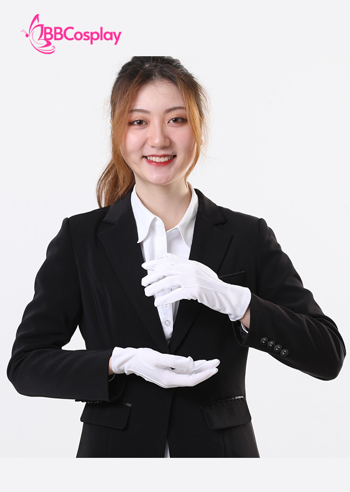 Găng Tay Trắng Quản Gia - Găng Tay Trắng Quý Tộc