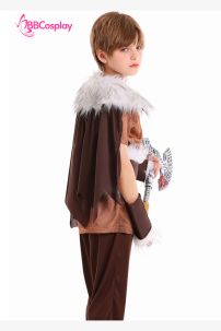 Đồ Viking Trẻ Em - Màu Nâu