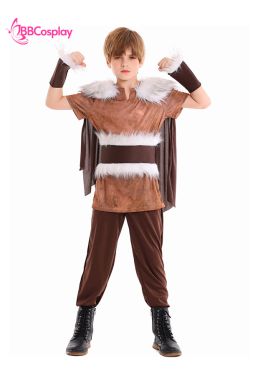 Trang Phục Viking Trẻ Em - Màu Nâu