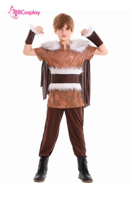 Trang Phục Viking Trẻ Em - Màu Nâu