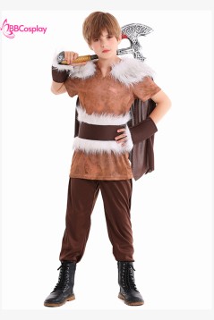 Trang Phục Viking Trẻ Em - Màu Nâu
