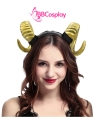 Cài Tóc Sừng Ác Quỷ Màu Vàng Gold