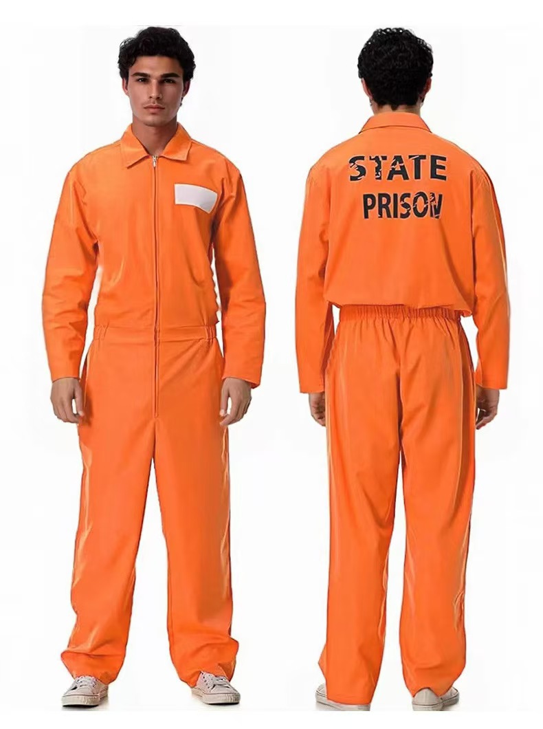 Trang Phục Tù Nhân Cam Kiểu Phim Mỹ