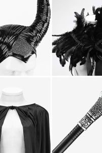 Trang Phục Hóa Trang Maleficent Huyền Bí Gồm 4 Món - Đồ Halloween