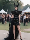 Đồ Hóa Trang Maleficent Sexy Quyến Rũ Gồm 4 Món - Trang Phục Halloween