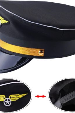 Nón Phi Công - Cosplay Anh Phi Công Đẹp Trai Ở Sân Bay