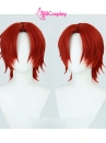 Tóc Giả Đỏ 2 Mái Ngắn Kiểu Shank Hải Tặc