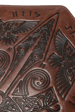 Giáp Tay Chiến Binh Khắc Hoa Văn Hiệp Sĩ - Màu Nâu Sáng