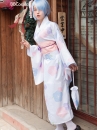Trang Phục Cosplay Rem - Yukata Trắng Hoa Mai