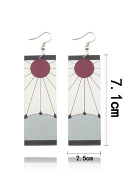 Bông Tai Xỏ Lỗ Tanjiro Kamado - Kimetsu No Yaiba - Phiên Bản Truyện Tranh - Anime Kimetsu