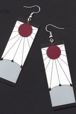 Bông Tai Xỏ Lỗ Tanjiro Kamado - Kimetsu No Yaiba - Phiên Bản Truyện Tranh - Anime Kimetsu