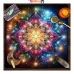 Thảm Trải Bài Fiber Sen David Galaxy 50*50Cm - Dùng Bói Bài Tarot - Bói Bài Sakura