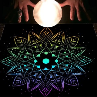 Thảm Trải Bài Fiber Sen Tâm Thức Galaxy 50*50Cm - Dùng Bói Bài Tarot - Bói Bài Sakura