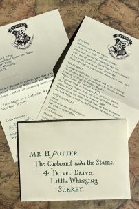 Thư Mời Nhập Học Hogwarts - Phim Harry Potter