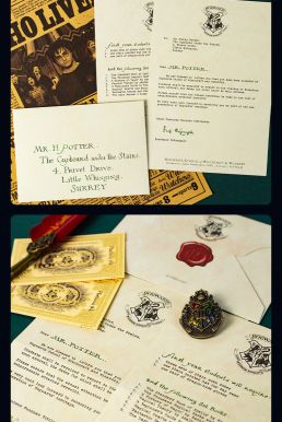 Thư Mời Nhập Học Hogwarts - Phim Harry Potter