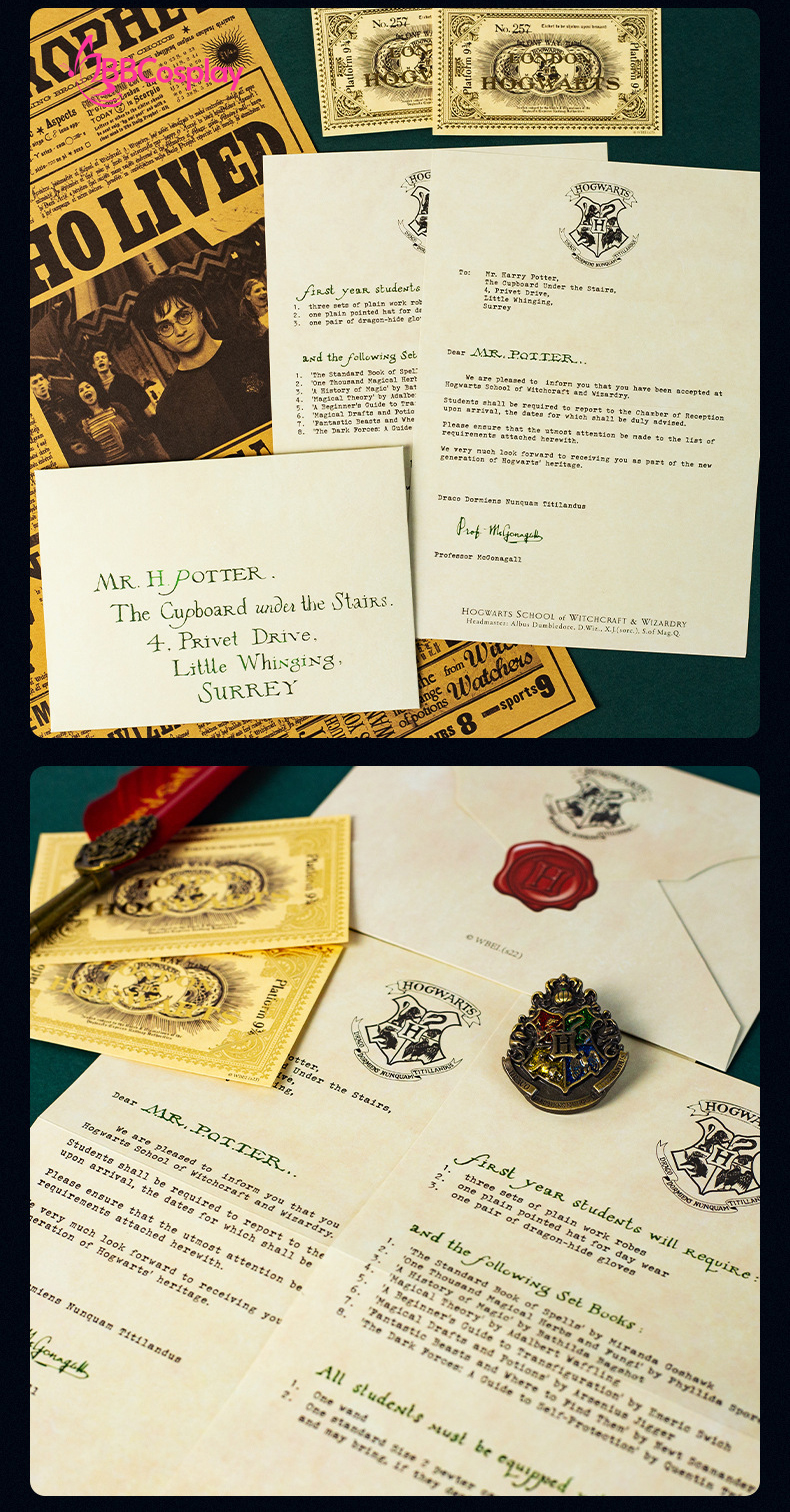 Thư Mời Nhập Học Hogwarts - Phim Harry Potter