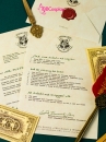 Thư Mời Nhập Học Hogwarts - Phim Harry Potter
