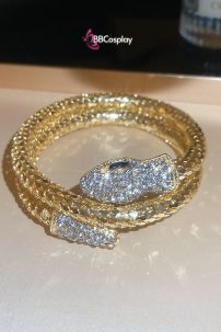 Vòng Tay Rắn Nữ Hoàng Ai Cập - Màu Vàng