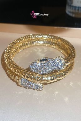 Vòng Tay Rắn Nữ Hoàng Ai Cập - Màu Vàng