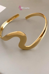 Phụ Kiện Hy Lạp - Ai Cập - Vòng Bắp Tay Lượn Lượn Hình Chữ S