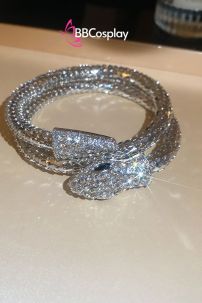 Vòng Tay Rắn Nữ Hoàng Ai Cập - Màu Bạc