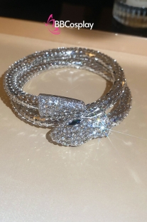 Vòng Tay Rắn Nữ Hoàng Ai Cập - Màu Bạc