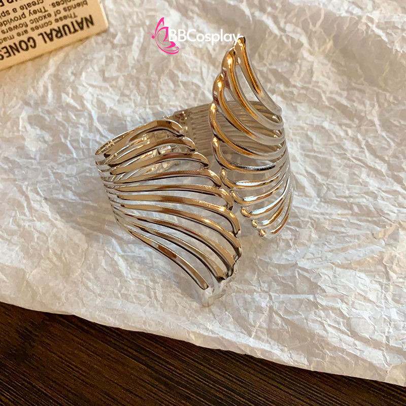 Phụ Kiện Hy Lạp - Ai Cập - Vòng Tay Cánh Thiên Thần - Màu Bạc