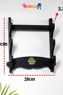 Giá Để Kiếm Treo Tường Tiêu Chuẩn 3 Tầng Hình Rồng