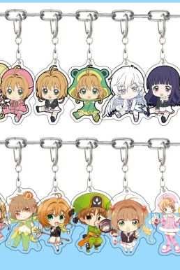 Móc Khóa Cardcaptor Sakura Chibi Đồng Phục - Kỷ Vật Phép Thuật Trong Tầm Tay
