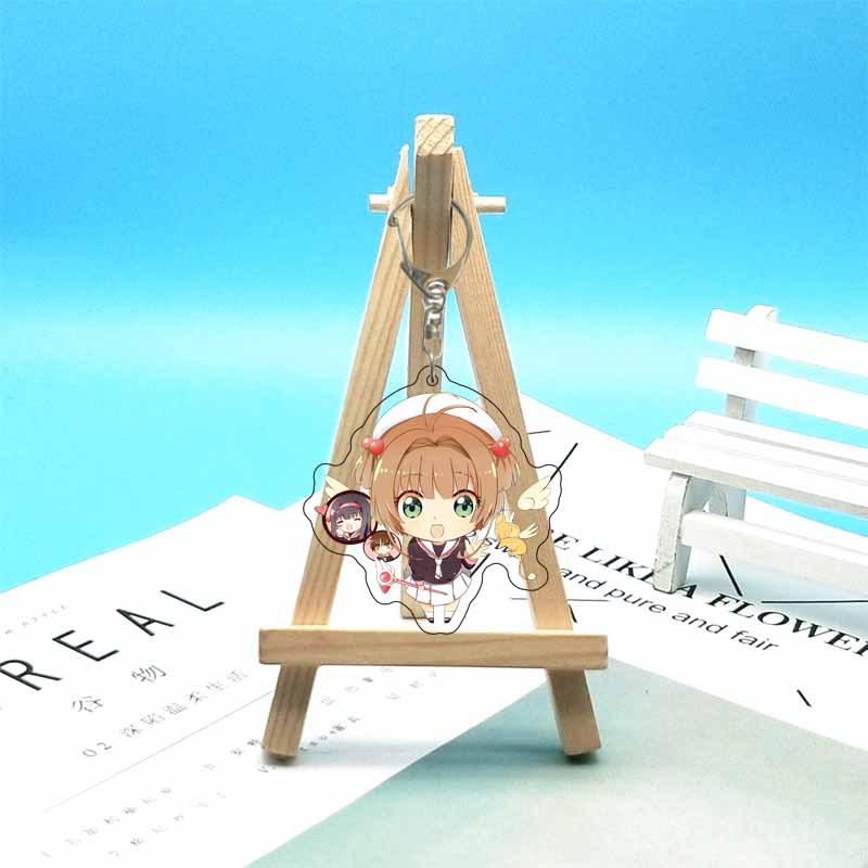 Móc Khóa Cardcaptor Tomoyo Chibi Đồng Phục - Kỷ Vật Phép Thuật Trong Tầm Tay