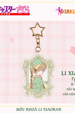 Móc Khóa Cardcaptor Sakura Chibi Hồng - Kỷ Vật Phép Thuật Trong Tầm Tay