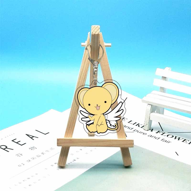 Móc Khóa Cardcaptor Sakura Chibi Hồng - Kỷ Vật Phép Thuật Trong Tầm Tay