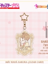 Móc Khóa Cardcaptor Sakura Chibi Hồng - Kỷ Vật Phép Thuật Trong Tầm Tay