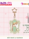 Móc Khóa Cardcaptor Sakura Chibi Hồng - Kỷ Vật Phép Thuật Trong Tầm Tay