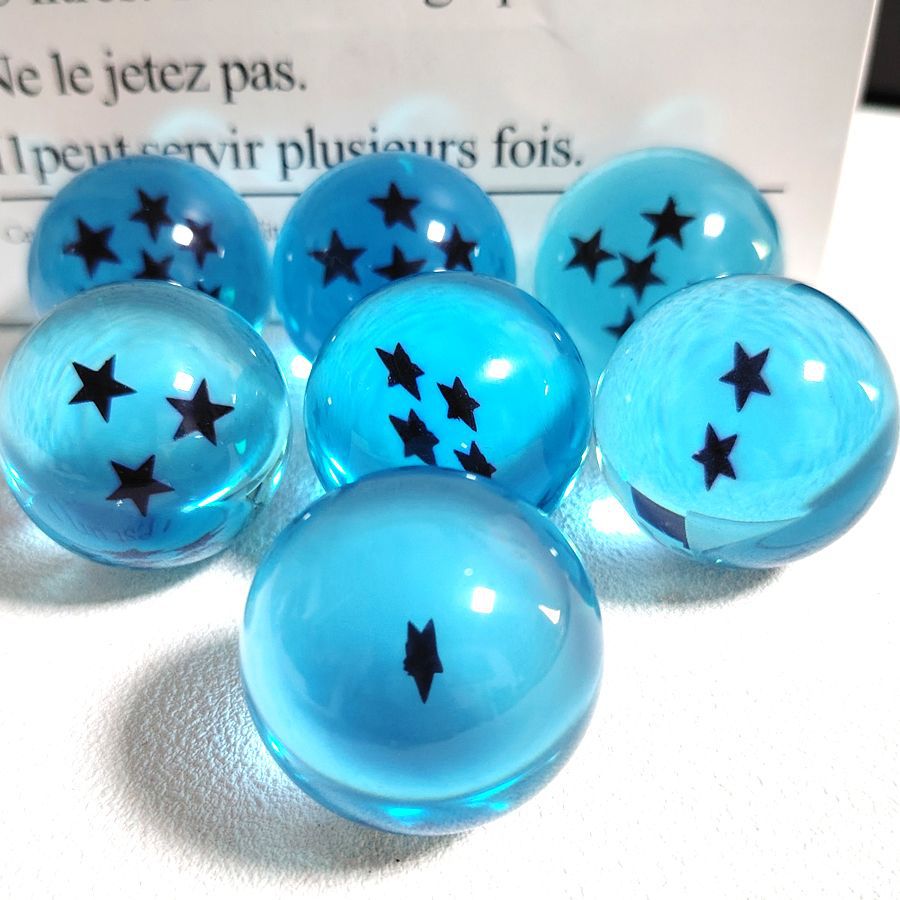 Bộ 7 Viên Ngọc Rồng 3,5Cm Xanh (Có Hộp) - Dragon Ball