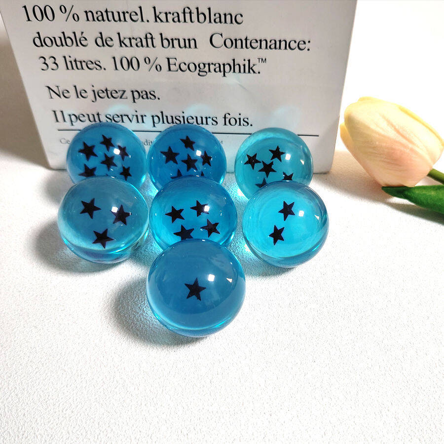 Bộ 7 Viên Ngọc Rồng 4,3Cm Xanh (Có Hộp) - Dragon Ball