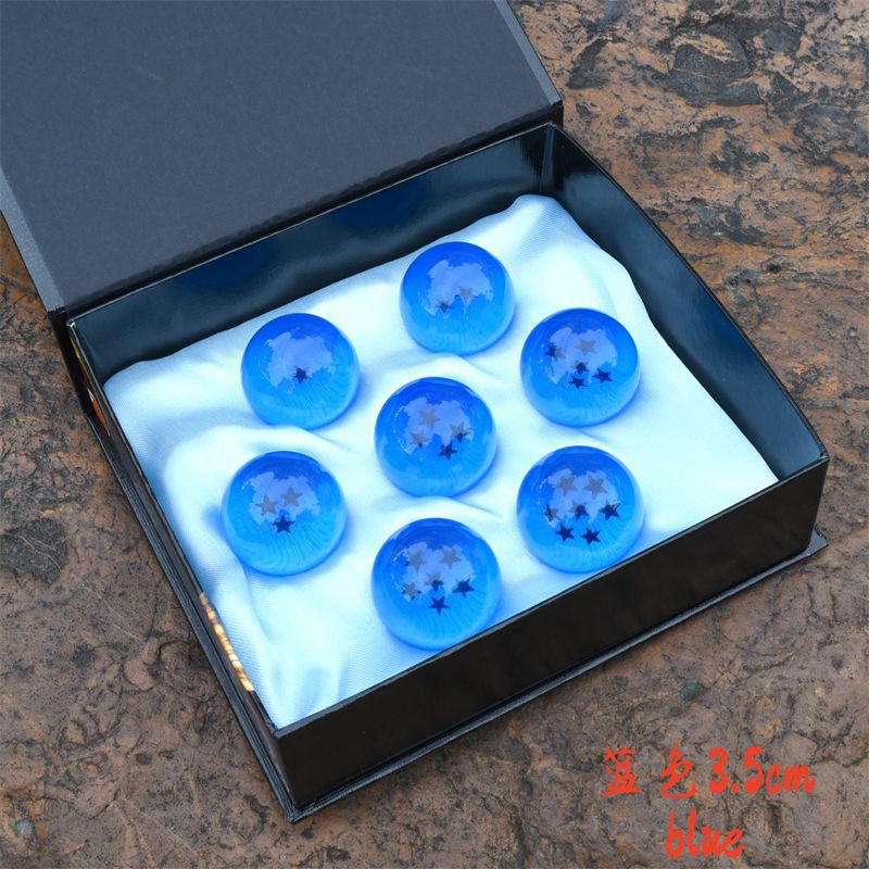 Bộ 7 Viên Ngọc Rồng 4,3Cm Xanh (Có Hộp) - Dragon Ball