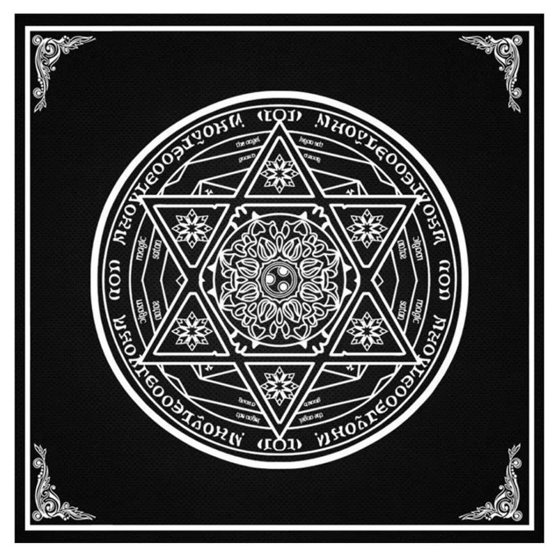 Thảm Trải Bài Giá Rẻ - Chất Liệu Vải Không Dệt - Ngọc Kỳ Lân 50*50Cm - Dùng Bói Bài Tarot - Bói Bài Sakura