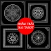Thảm Trải Bài Giá Rẻ - Chất Liệu Vải Không Dệt - Ngôi Sao Vô Cực 50*50Cm - Dùng Bói Bài Tarot - Bói Bài Sakura