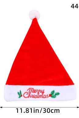 Nón Ông Già Noel Vải Nhung Có Chữ MERRY CHRISTMAS