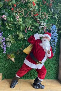 Thắt Lưng Đen Santa Claus - Thắt Lưng Ông Già Noel 6 X120Cm