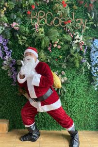 Thắt Lưng Đen Santa Claus - Thắt Lưng Ông Già Noel 6 X120Cm