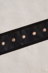 Thắt Lưng Đen Santa Claus - Thắt Lưng Ông Già Noel 6 X120Cm