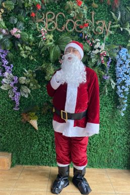 Thắt Lưng Đen Santa Claus - Thắt Lưng Ông Già Noel 6 X120Cm