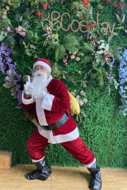 Thắt Lưng Đen Santa Claus - Thắt Lưng Ông Già Noel 6 X120Cm